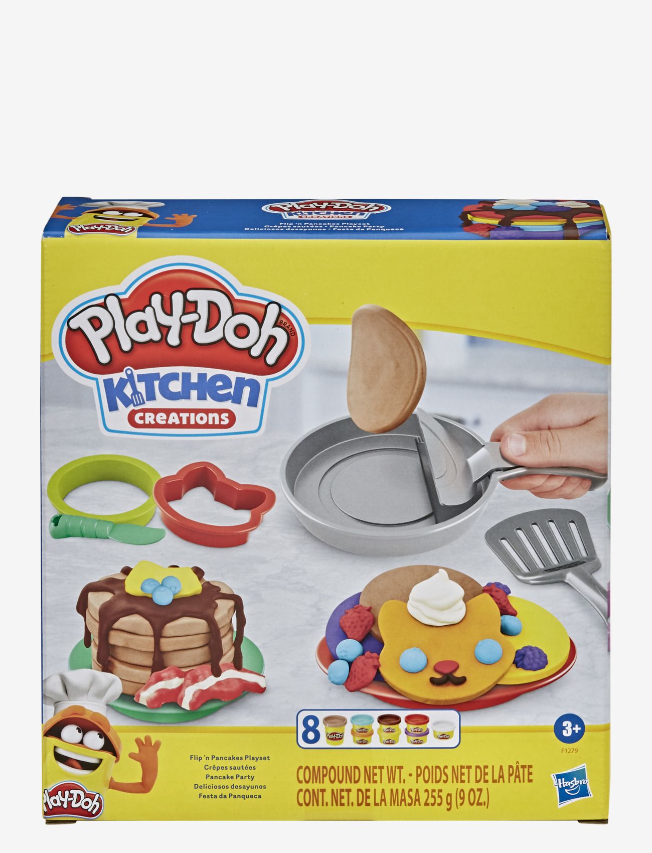 Play Doh - Flip 'n Pancakes Playset - prezenty urodzinowe - multi coloured - 0