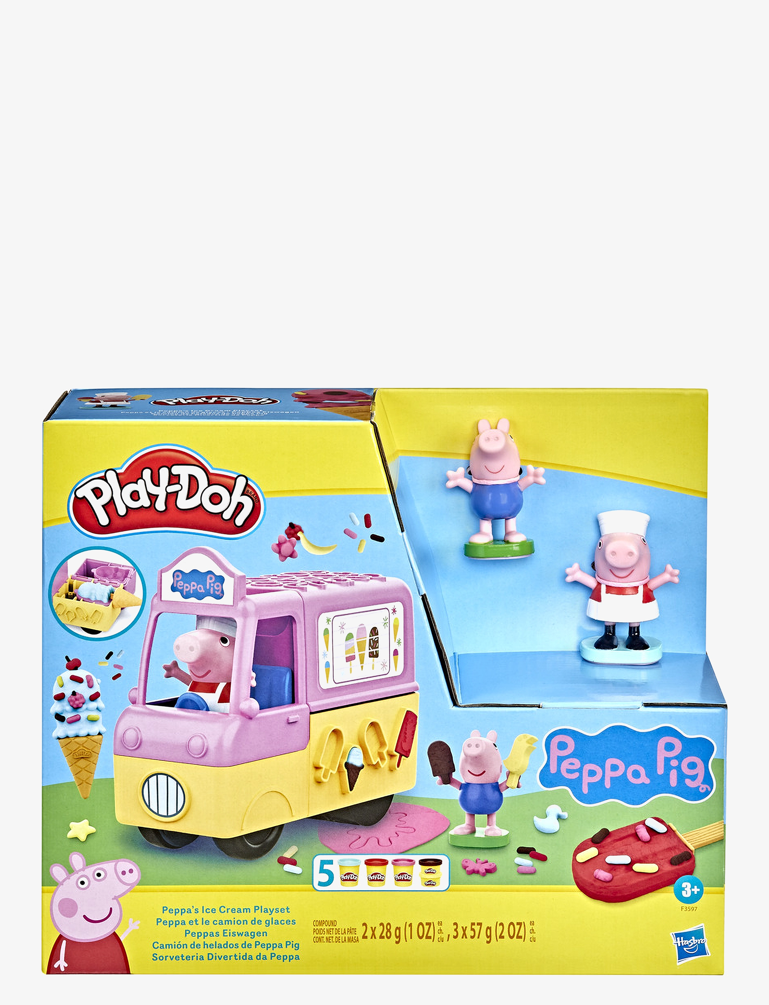 PLAY DOH Play-Doh Peppa's Ice Cream-Lekset Patterned - One Size - Kinder