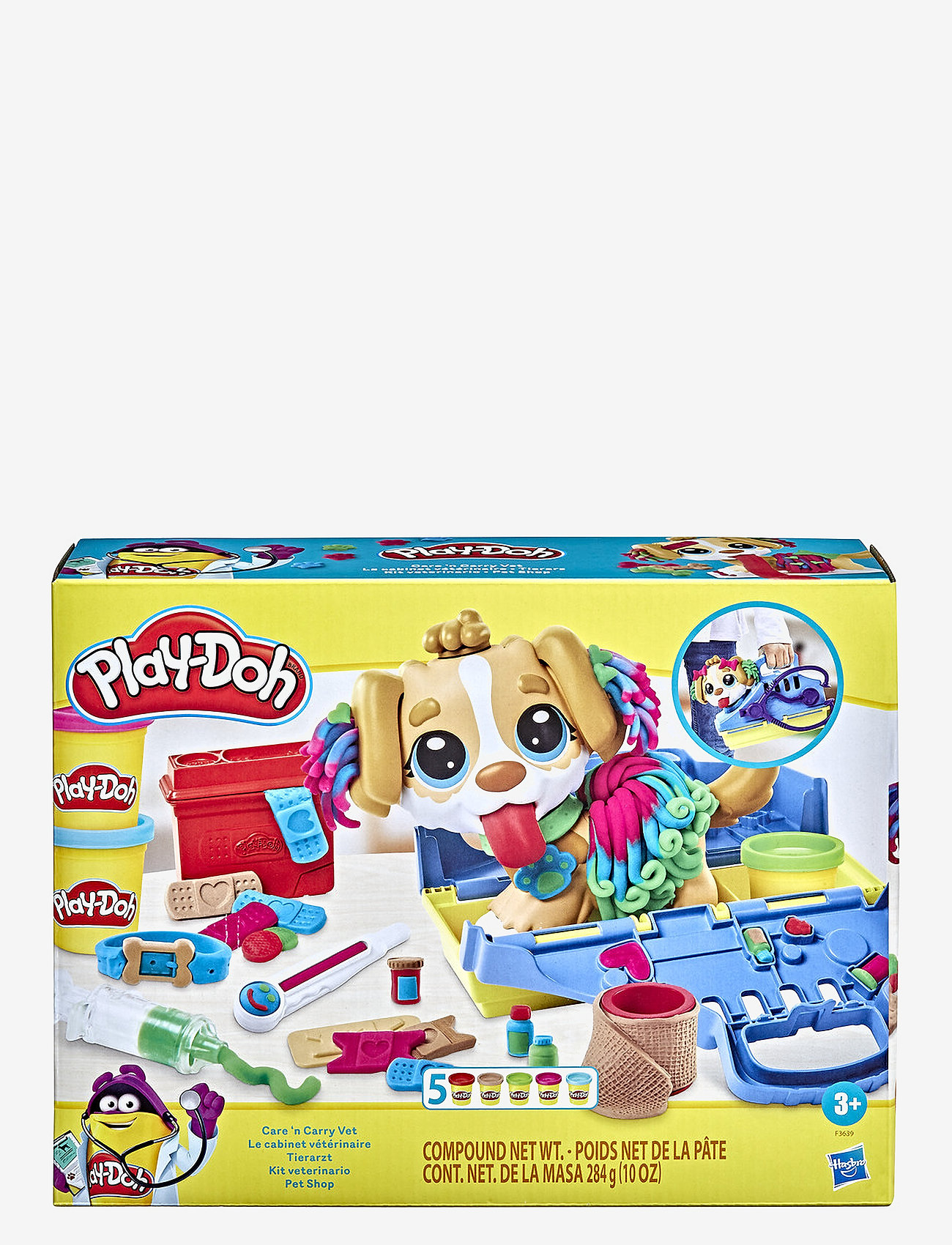 Play Doh - Care 'n Carry Vet - laagste prijzen - multi coloured - 1