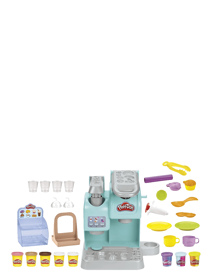 Play Doh - Färgglatt Play-Doh Kitchen Creations-kafélekset - modellervoks - multi-color - 2