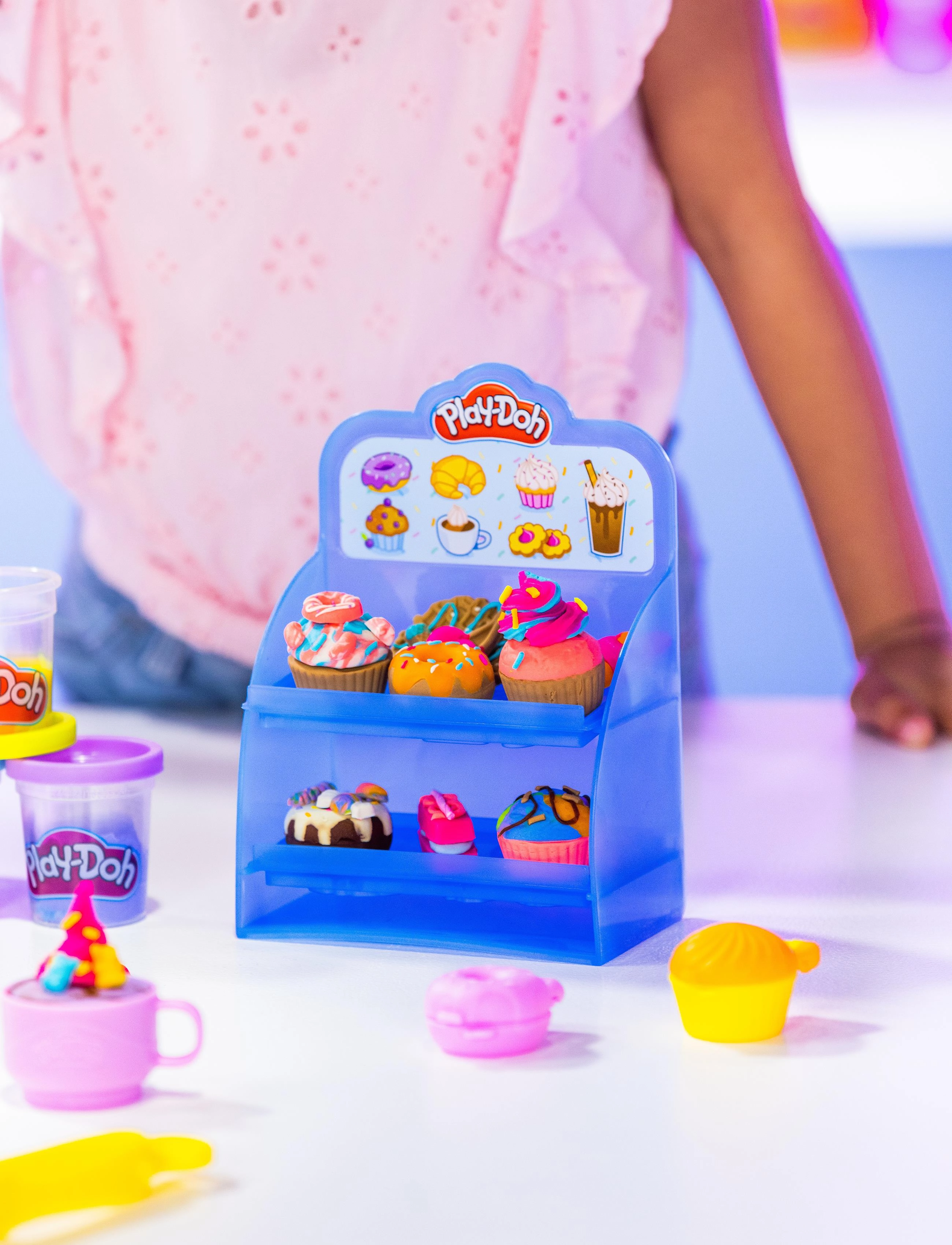Play Doh Färgglatt Play-Doh Kitchen Creations-Kafélekset, Børn, Play Dough, Multi/mønstret, Str: ONE SIZE