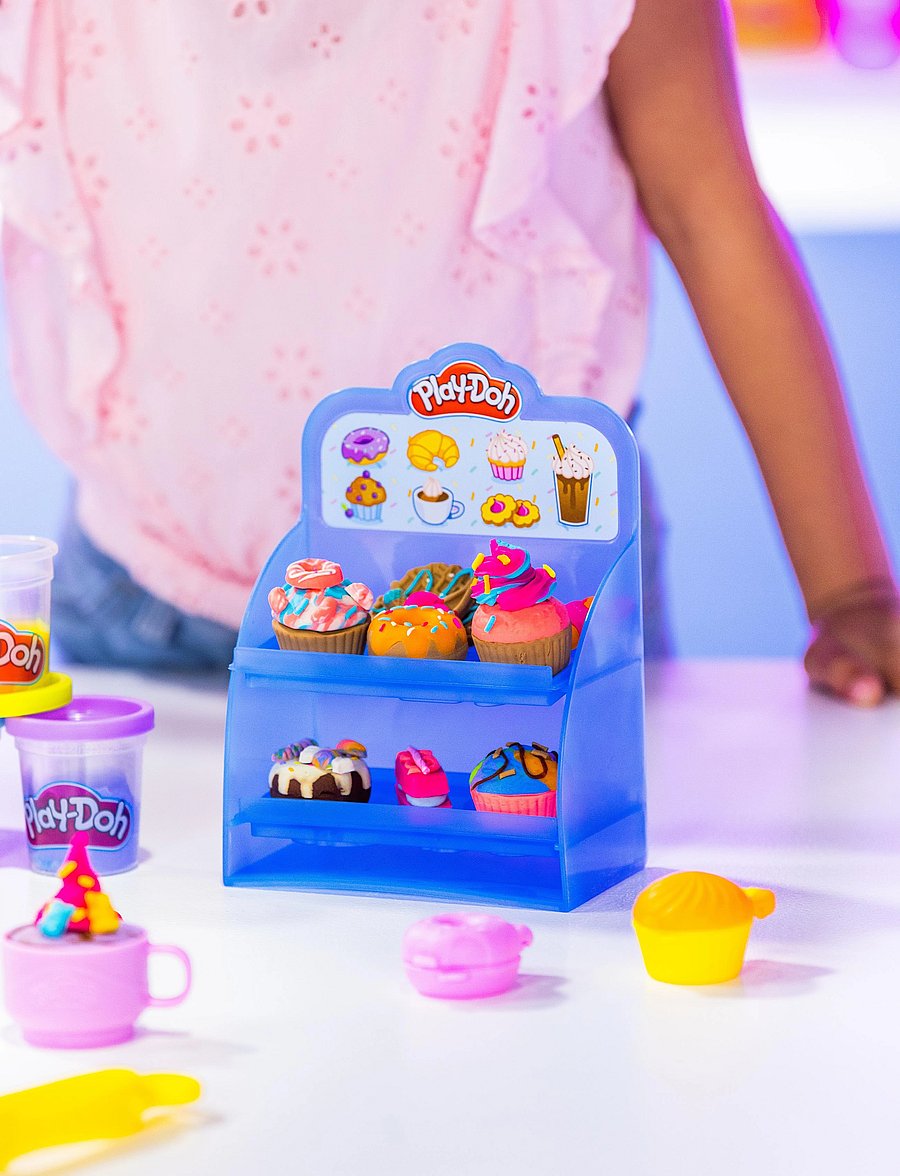 Play Doh - Färgglatt Play-Doh Kitchen Creations-kafélekset - multi-color - 3