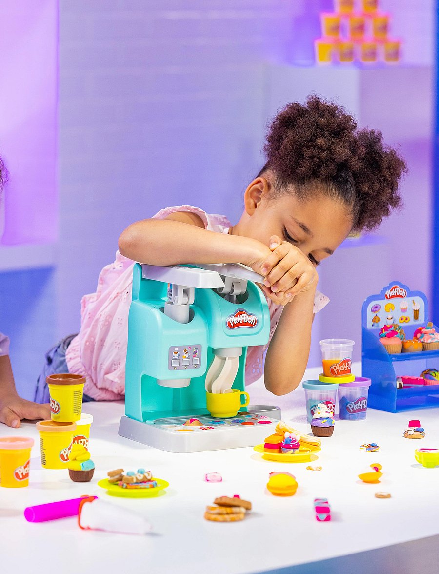 Play Doh - Färgglatt Play-Doh Kitchen Creations-kafélekset - multi-color - 4