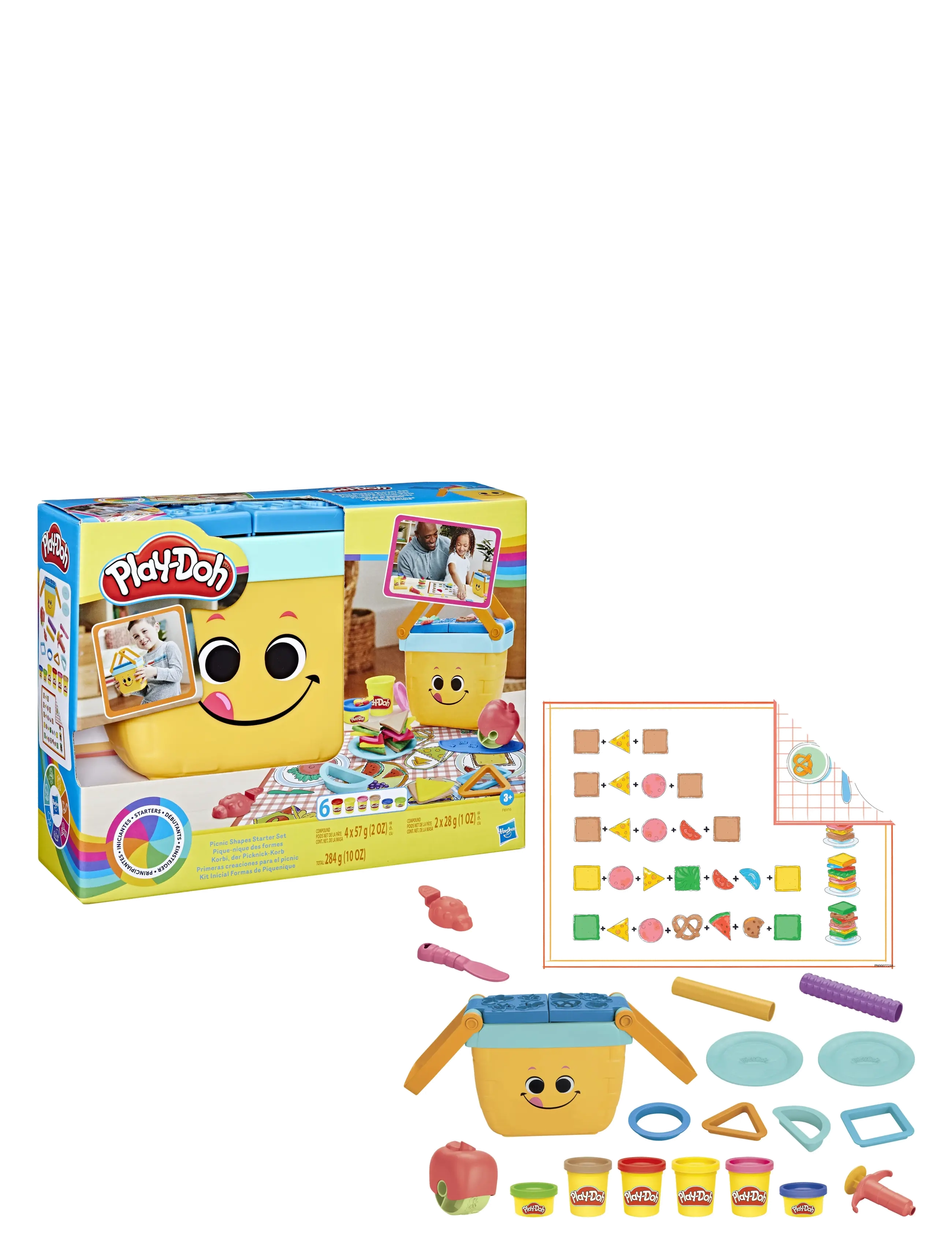 PLAY DOH Play-Doh Picnic Shapes Starter Set Patterned - One Size - Kinder