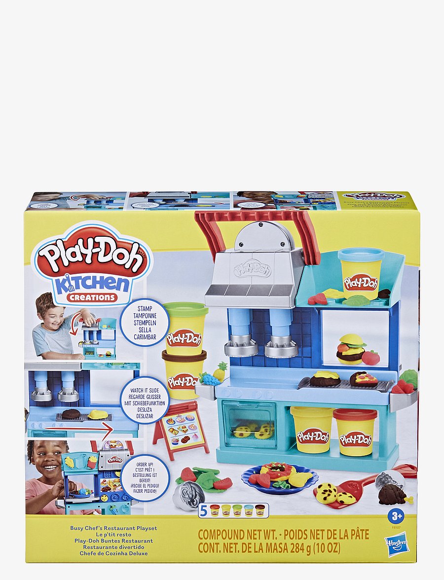 Play Doh - Kitchen Creations Busy Chef's Restaurant Playset - multicolor - 1
