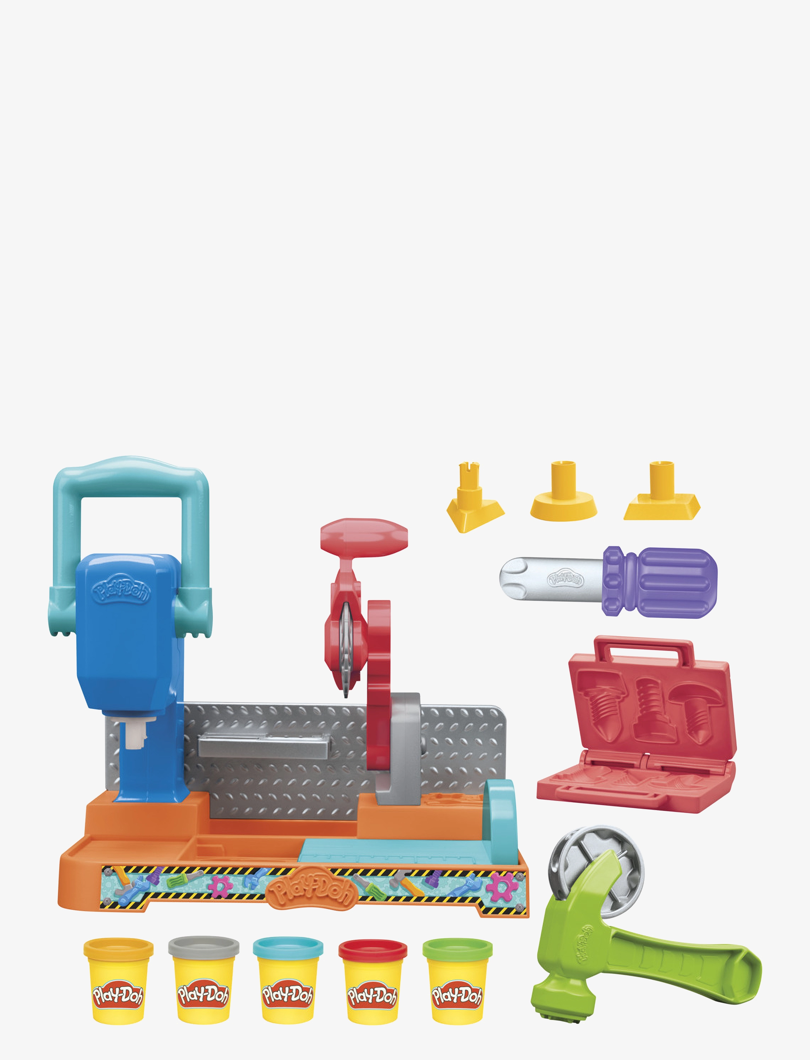 Play Doh - Play-Doh Stamp & Saw Tool Bench - mängutainas - multicolor - 2