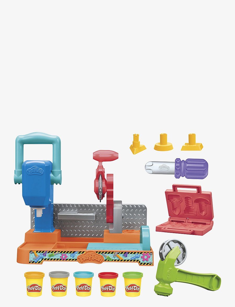 Play Doh - Play-Doh Stamp & Saw Tool Bench - mängutainas - multicolor - 2