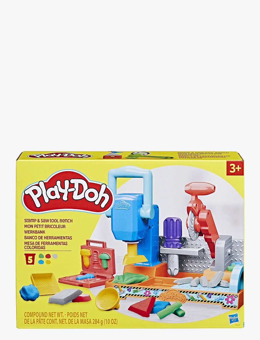 Play Doh - Play-Doh Stamp & Saw Tool Bench - mängutainas - multicolor - 3
