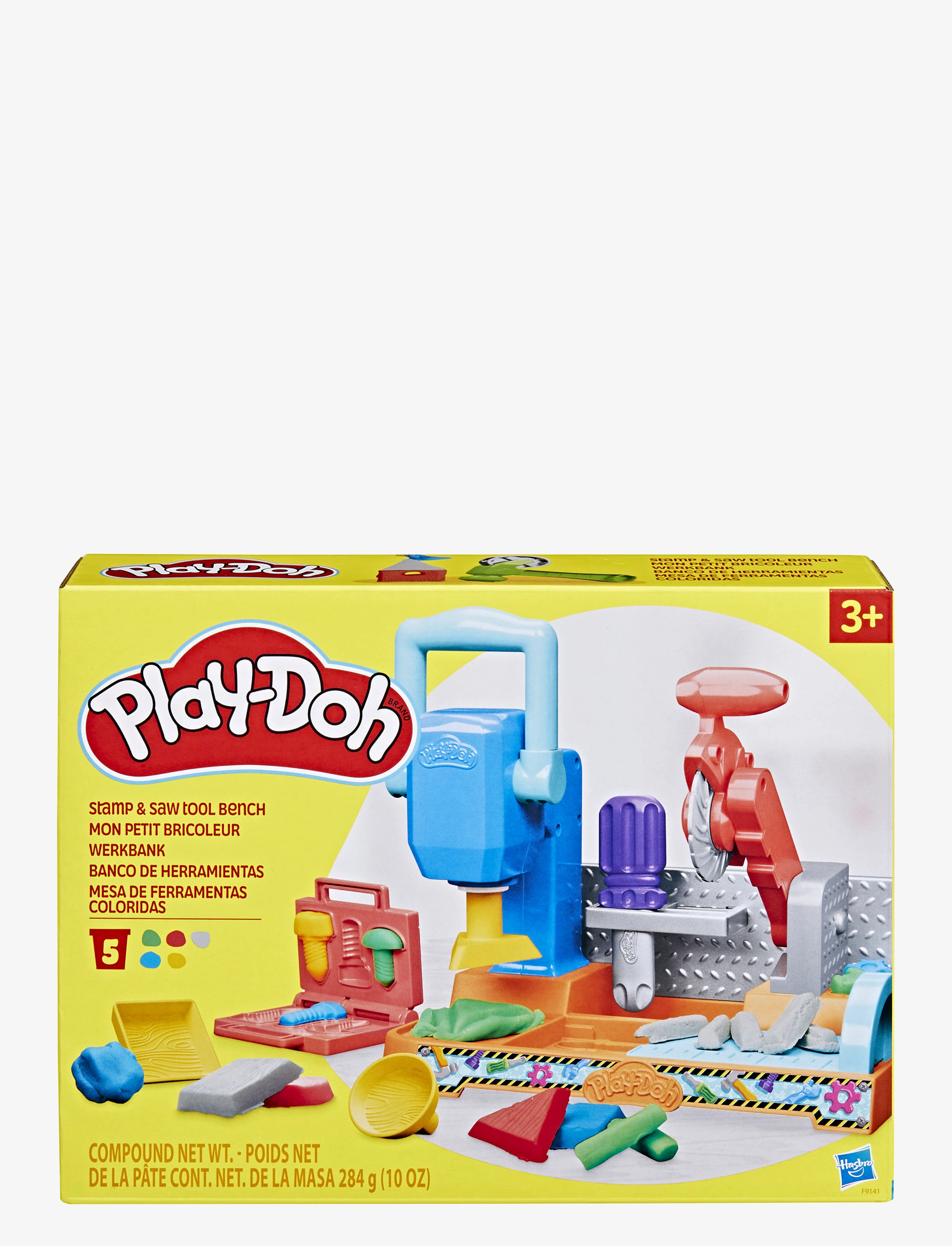 Play Doh - Play-Doh Stamp & Saw Tool Bench - mängutainas - multicolor - 5