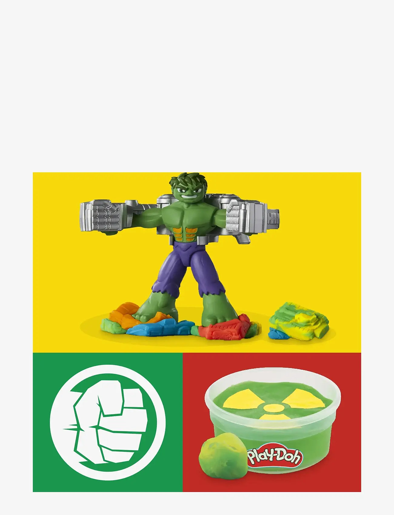Play Doh - Play-Doh Marvel Hulken Smash & Squish-lekset - filmid ja muinasjututegelased - multicolor - 3