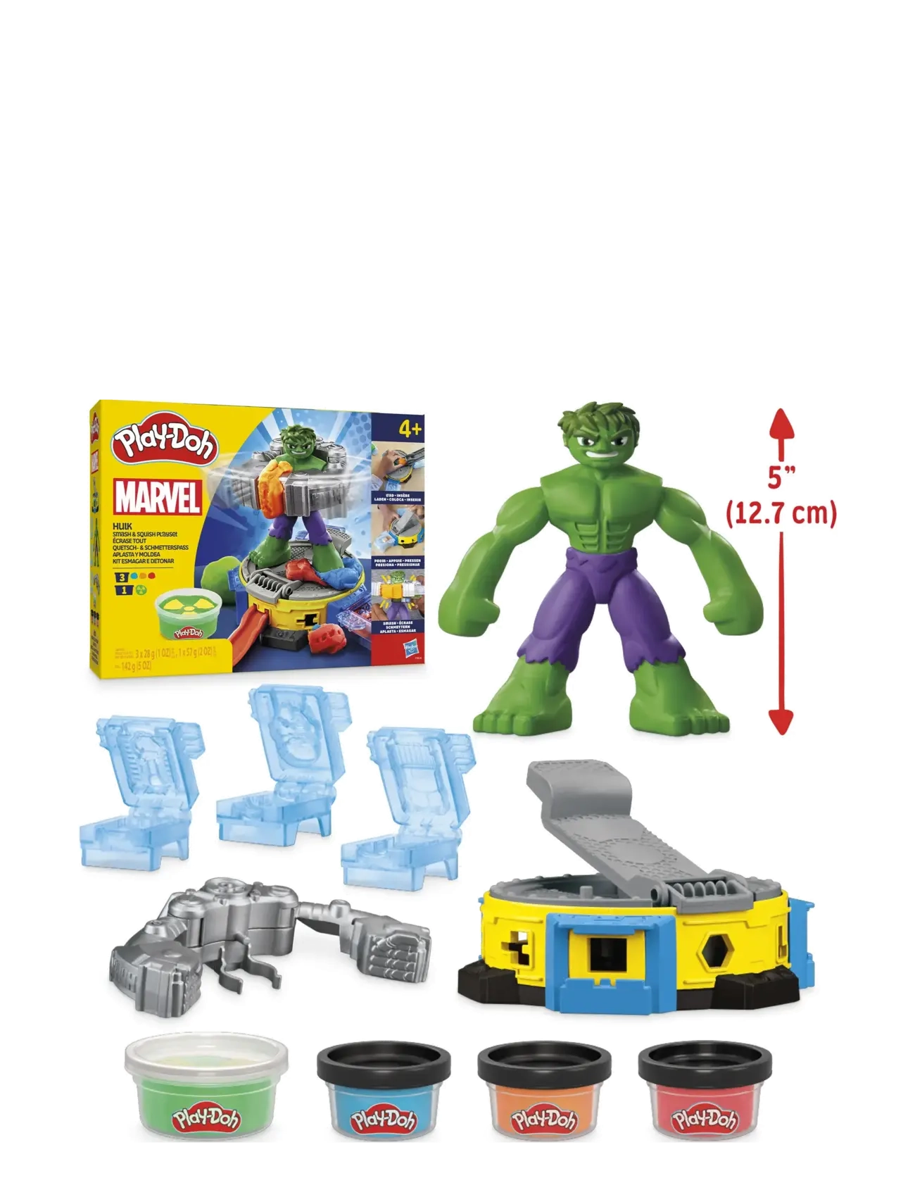 Play Doh - Play-Doh Marvel Hulken Smash & Squish-lekset - najniższe ceny - multicolor - 3
