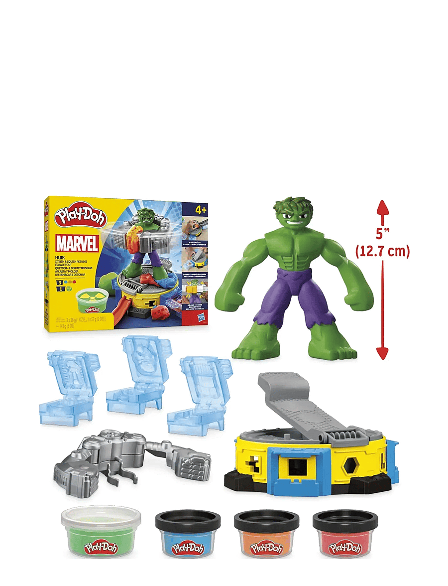 Play Doh - Play-Doh Marvel Hulken Smash & Squish-lekset - najniższe ceny - multicolor - 3