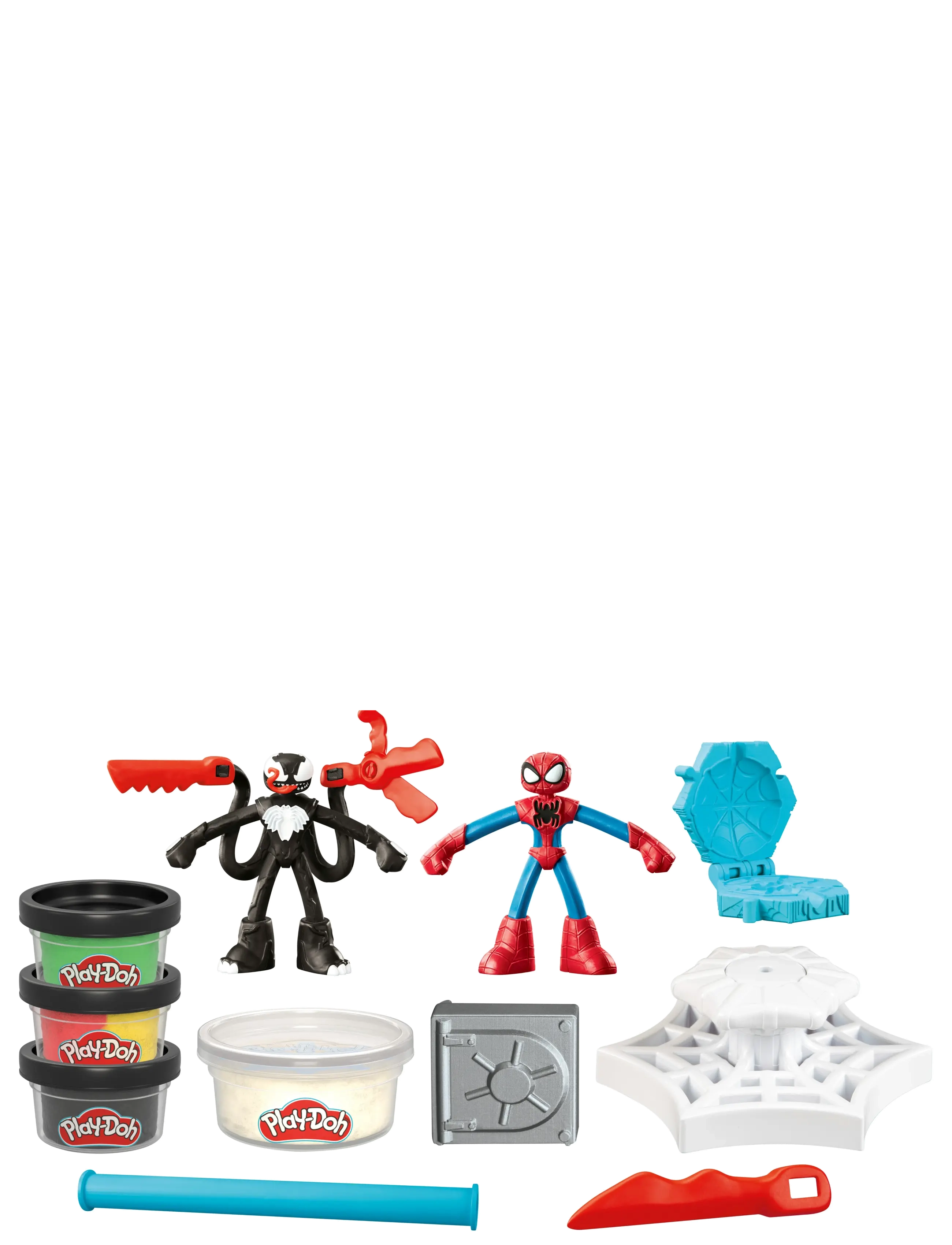 Play Doh Play-Doh Marvel Spider-Man Launch & Slice Battle - 4 for 3 - MULTICOLOR / multi