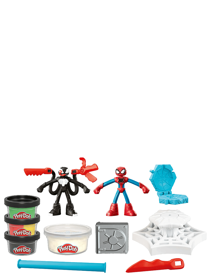 Play Doh - Play-Doh Marvel Spider-Man Launch & Slice Battle - multicolor - 1