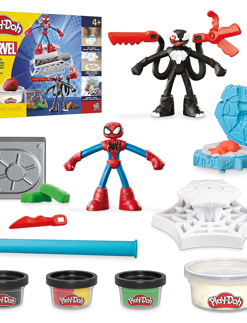 Play Doh - Play-Doh Marvel Spider-Man Launch & Slice Battle - film- & märchenfiguren - multicolor - 0