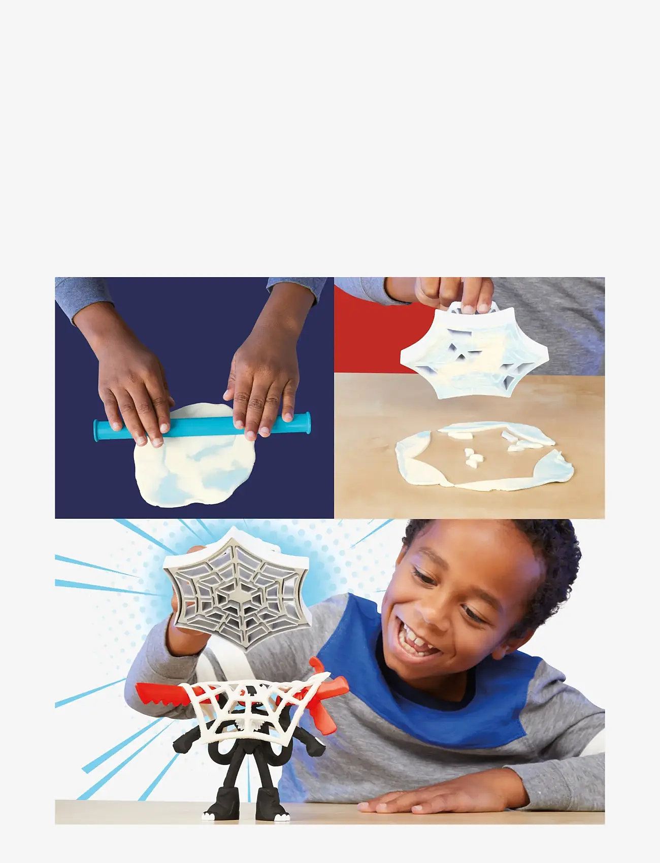 Play Doh - Play-Doh Marvel Spider-Man Launch & Slice Battle - movies & fairy tale characters - multicolor - 3
