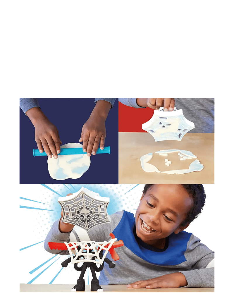 Play Doh - Play-Doh Marvel Spider-Man Launch & Slice Battle - film- & märchenfiguren - multicolor - 3