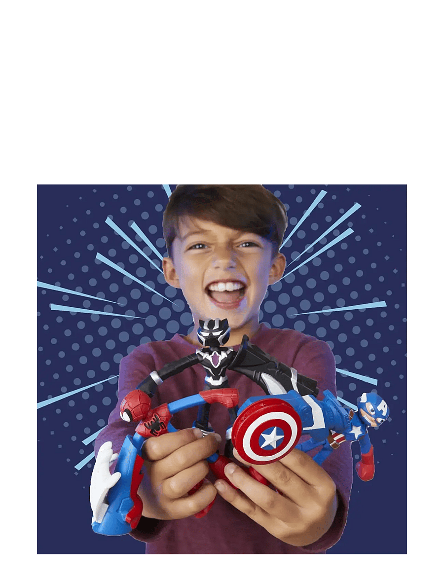 Play Doh - Play-Doh Marvel Spider-Man Launch & Slice Battle - geschenke unter 30€ - multicolor - 5