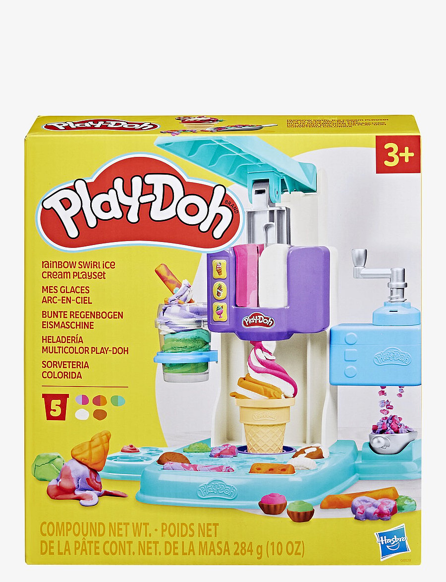 Play Doh - Play-Doh Rainbow Swirl Ice Cream-lekset - multicolor - 4