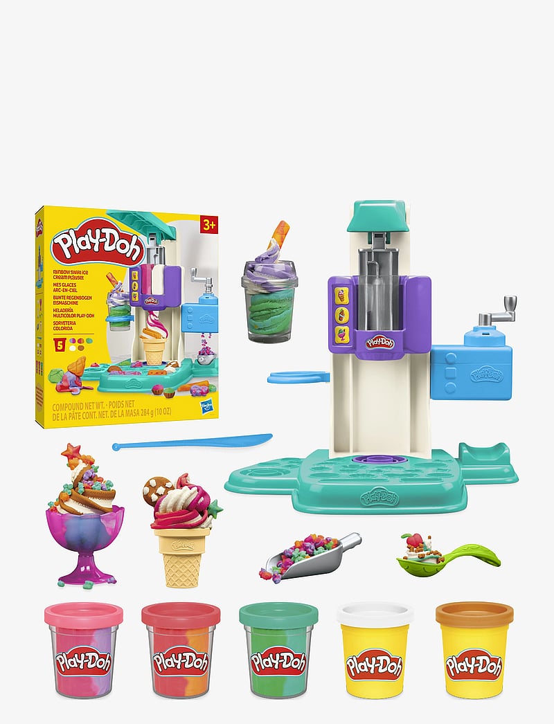 Play Doh - Play-Doh Rainbow Swirl Ice Cream-lekset - multicolor - 5