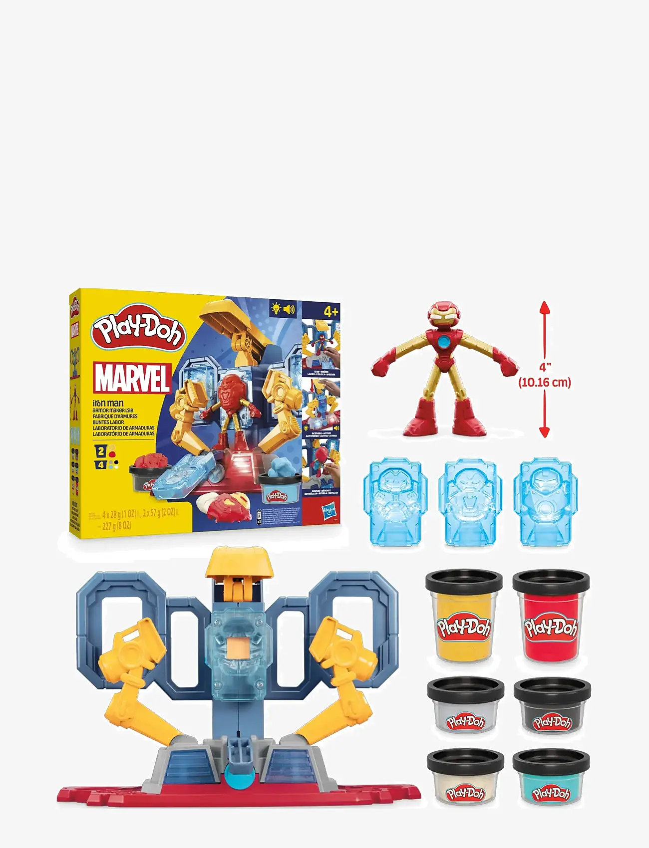Play Doh - Play-Doh Marvel Iron Man Armor Maker Lab - filmid ja muinasjututegelased - multicolor - 2