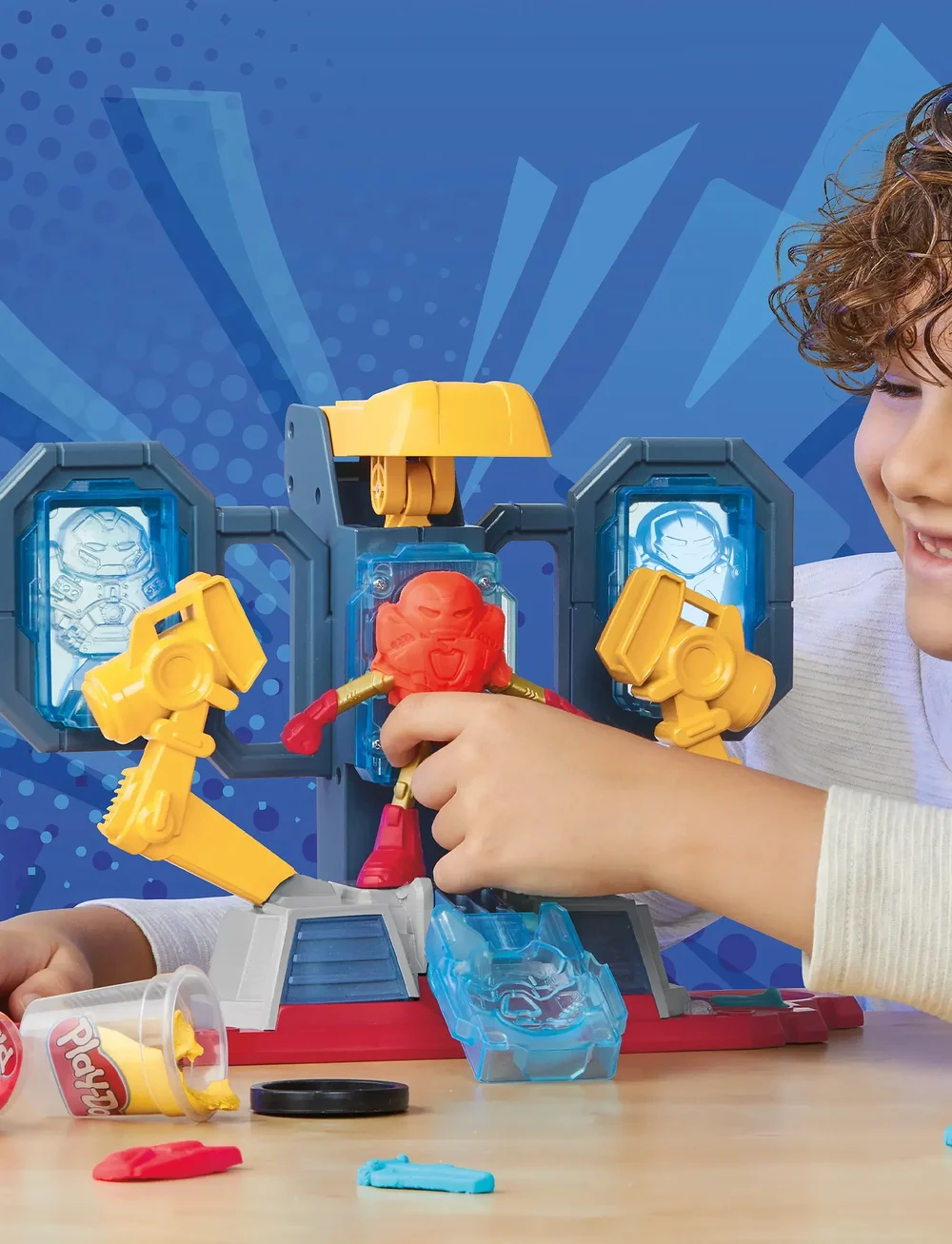 Play Doh - Play-Doh Marvel Iron Man Armor Maker Lab - filmid ja muinasjututegelased - multicolor - 0