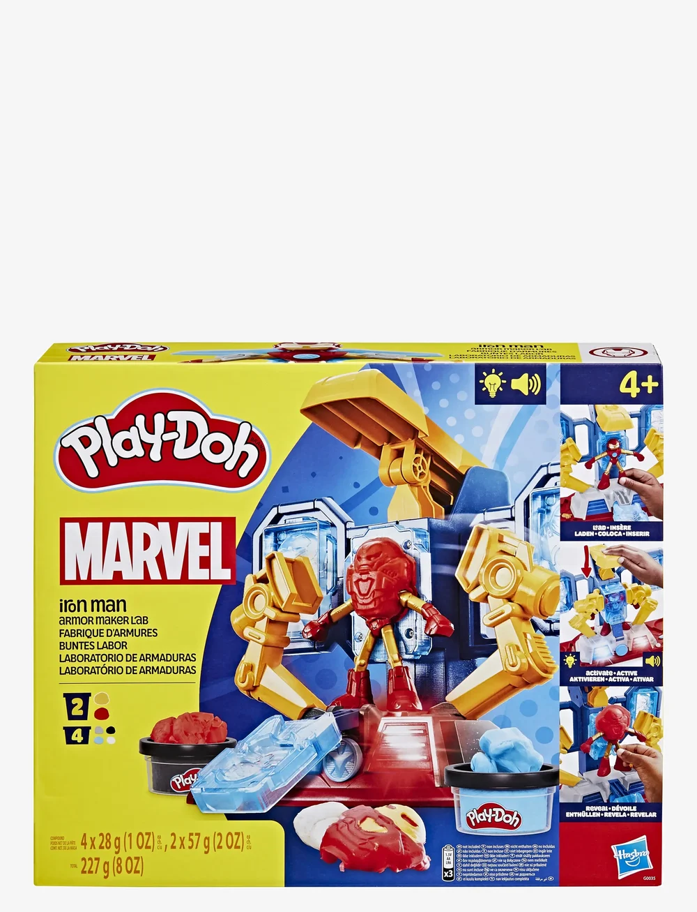 Play Doh - Play-Doh Marvel Iron Man Armor Maker Lab - filmid ja muinasjututegelased - multicolor - 3