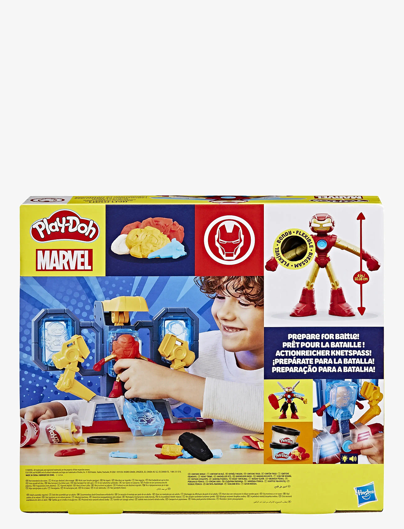 Play Doh - Play-Doh Marvel Iron Man Armor Maker Lab - filmid ja muinasjututegelased - multicolor - 4