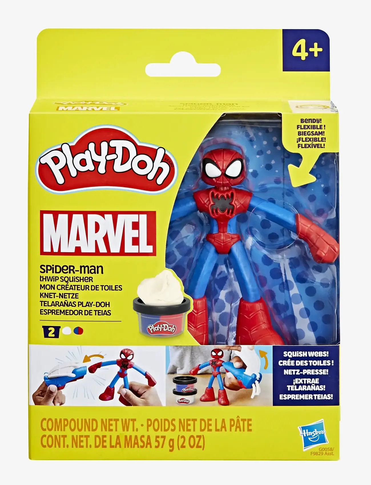 Play Doh - Play-Doh Marvel Spider-Man med Thwip Squisher - spielknete - multicolor - 2