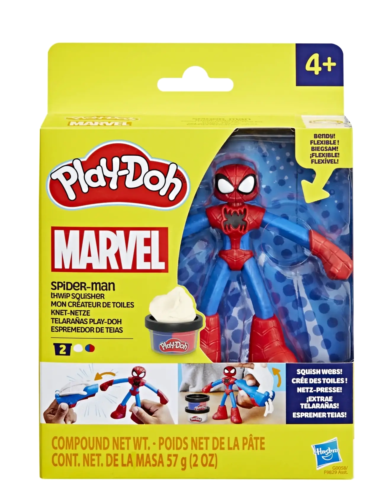 Play Doh - Play-Doh Marvel Spider-Man med Thwip Squisher - multicolor - 2