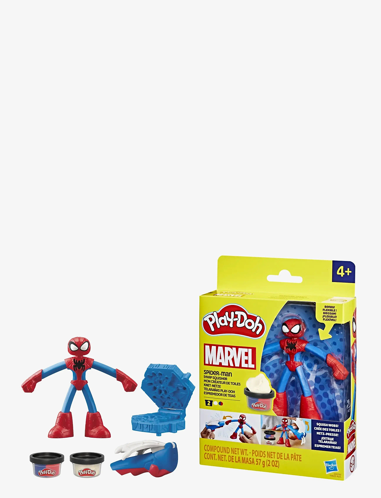 Play Doh - Play-Doh Marvel Spider-Man med Thwip Squisher - spielknete - multicolor - 3