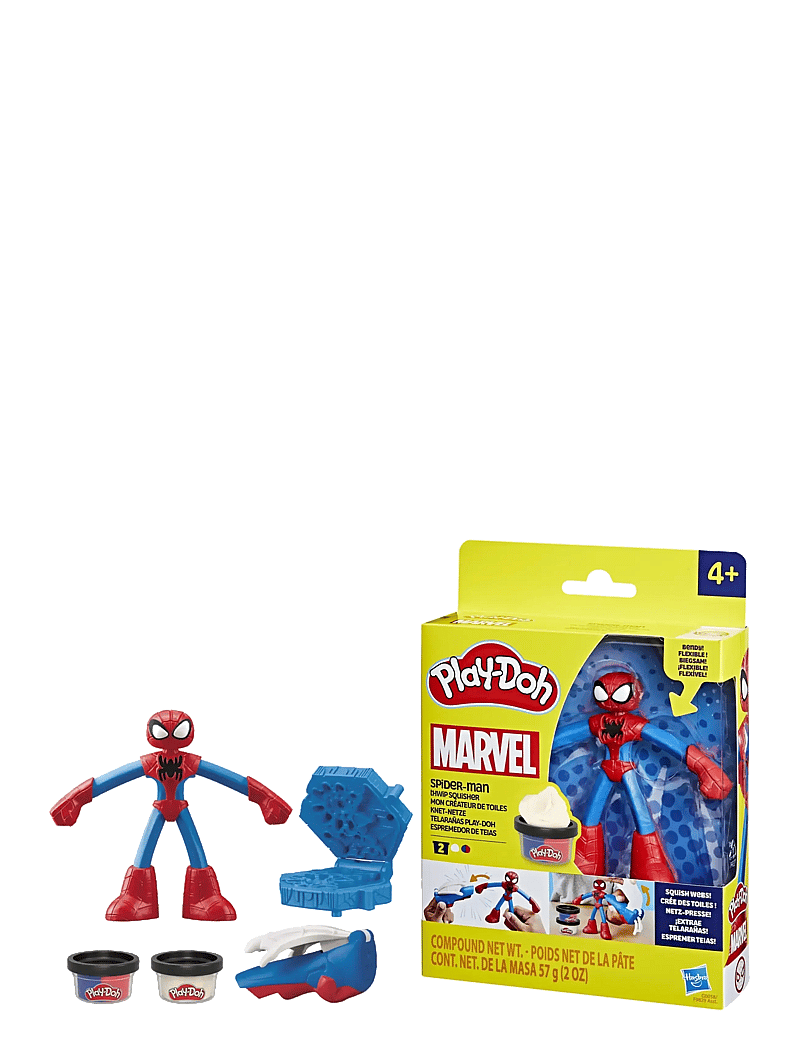 Play Doh - Play-Doh Marvel Spider-Man med Thwip Squisher - spielknete - multicolor - 3