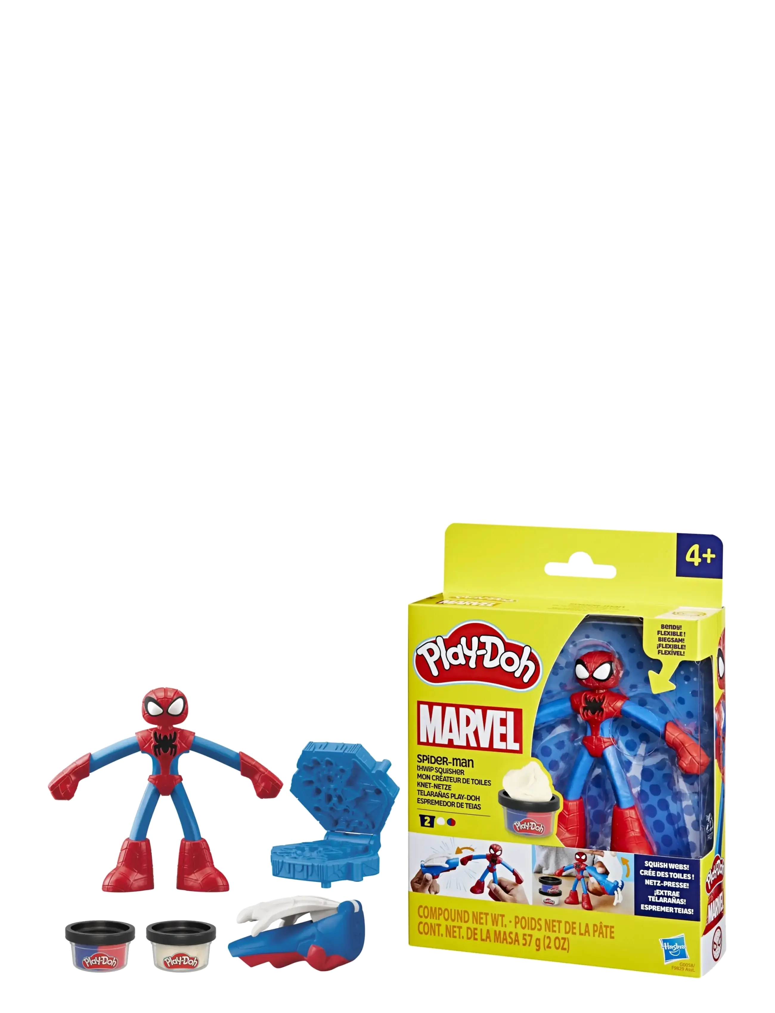 Play Doh - Play-Doh Marvel Spider-Man med Thwip Squisher - multicolor - 3