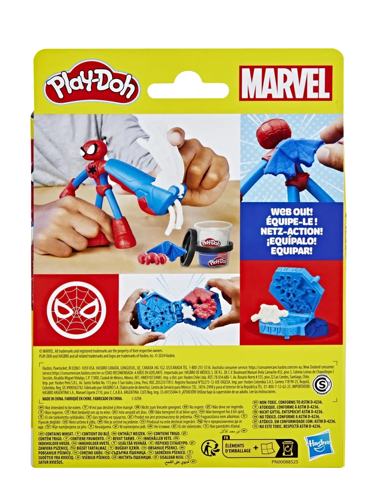 Play Doh - Play-Doh Marvel Spider-Man med Thwip Squisher - multicolor - 4