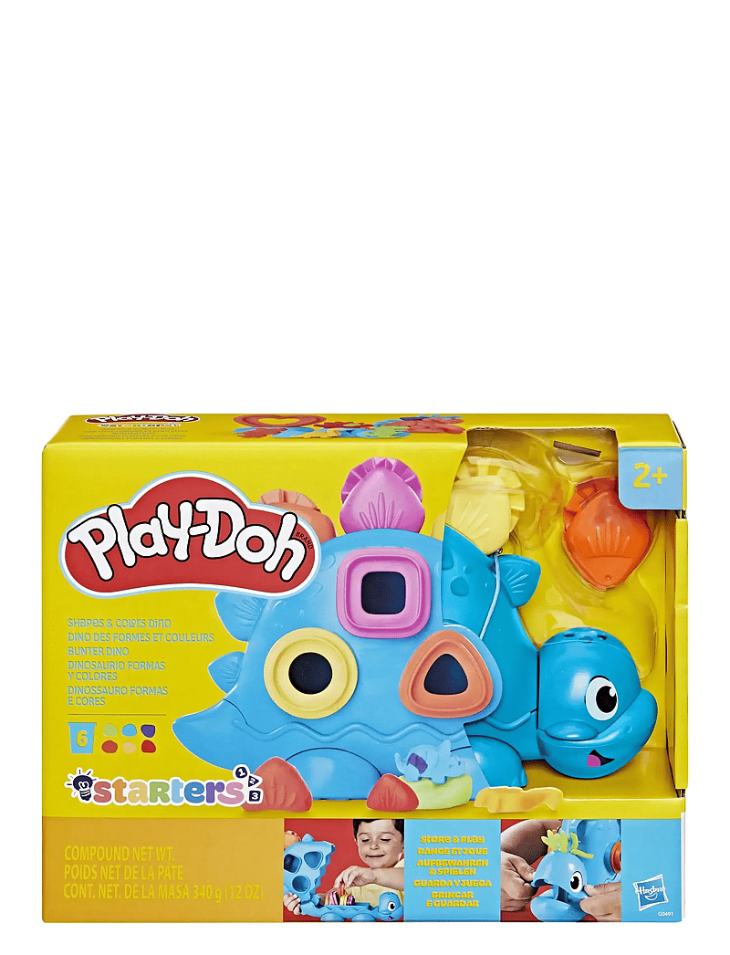 Play Doh - Play-Doh för nybörjare, Shapes & Colors Dino - lipdymo tešla - multicolor - 1