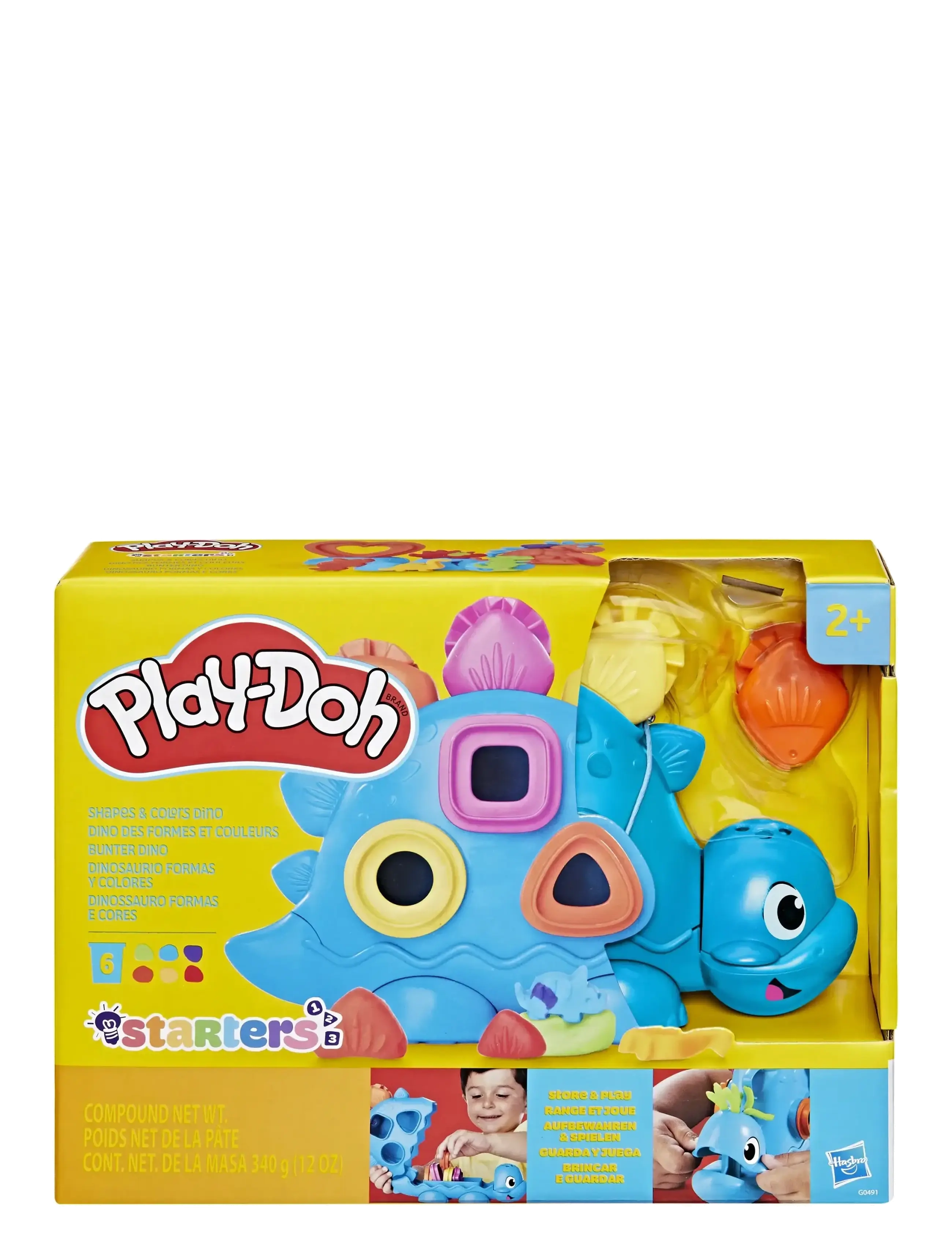 Play Doh Play-Doh för nybörjare, Shapes & Colors Dino - 4 for 3 - MULTICOLOR / multi