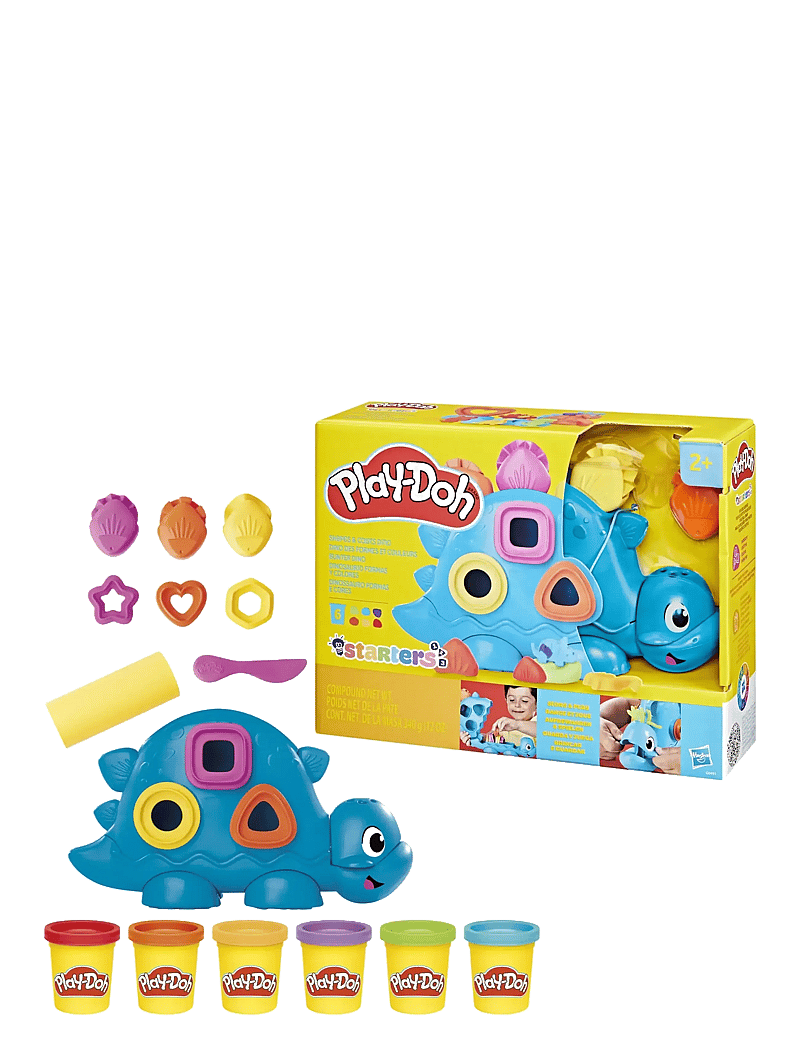 Play Doh - Play-Doh för nybörjare, Shapes & Colors Dino - lipdymo tešla - multicolor - 3