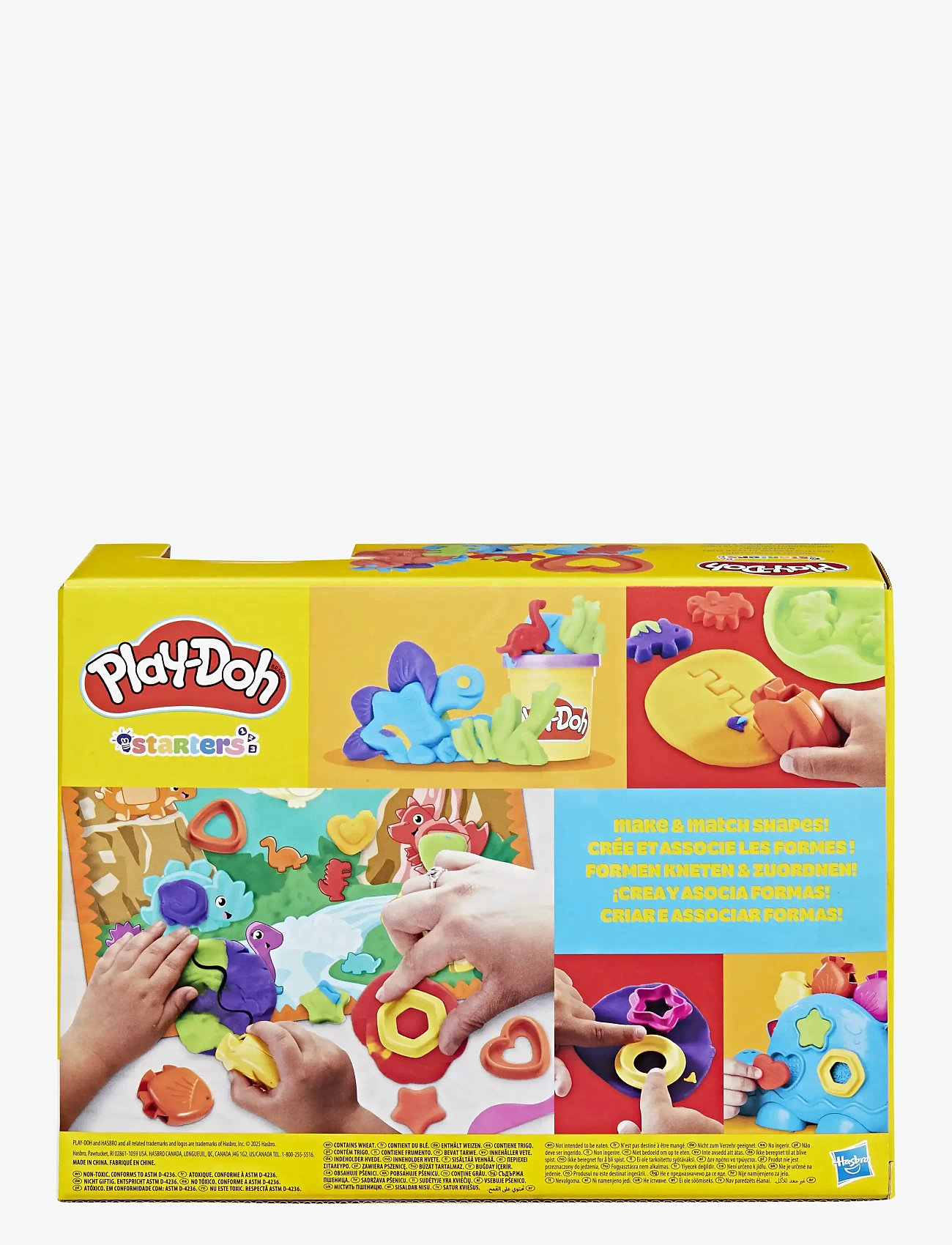 Play Doh - Play-Doh för nybörjare, Shapes & Colors Dino - lipdymo tešla - multicolor - 5