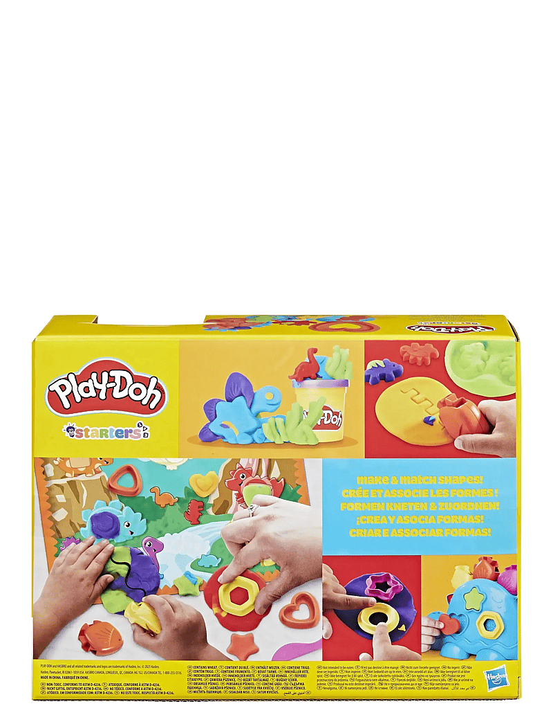 Play Doh - Play-Doh för nybörjare, Shapes & Colors Dino - lipdymo tešla - multicolor - 5