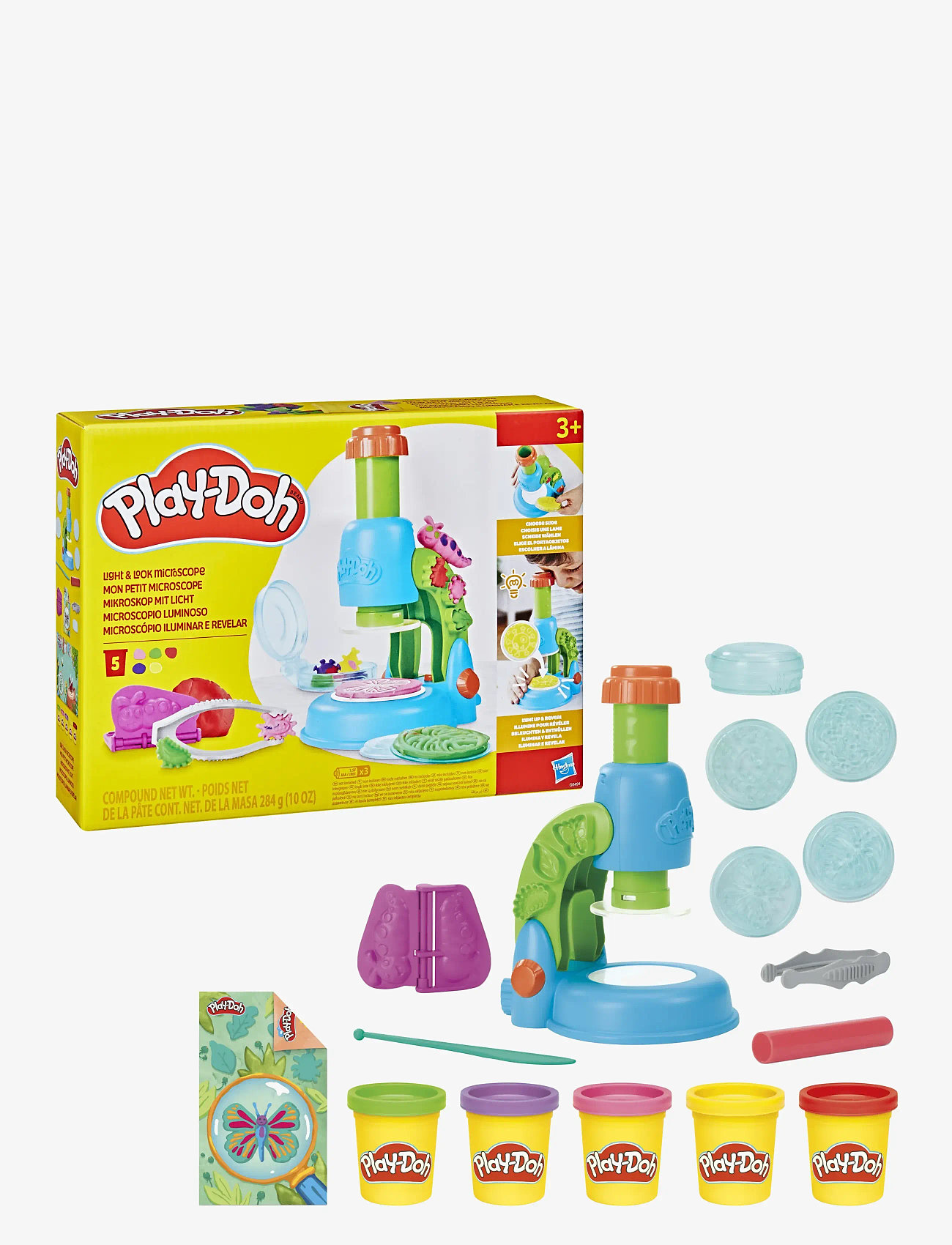 Play Doh - Play-Doh Light and Look-mikroskop - mängutainas - multicolor - 2