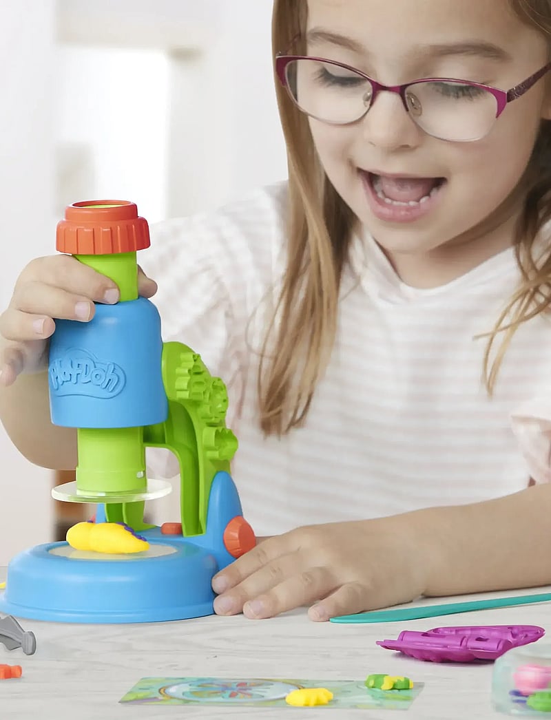 Play Doh - Play-Doh Light and Look-mikroskop - mängutainas - multicolor - 0