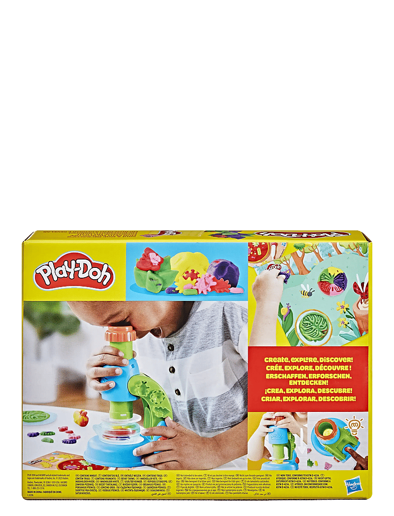 Play Doh - Play-Doh Light and Look-mikroskop - mängutainas - multicolor - 3