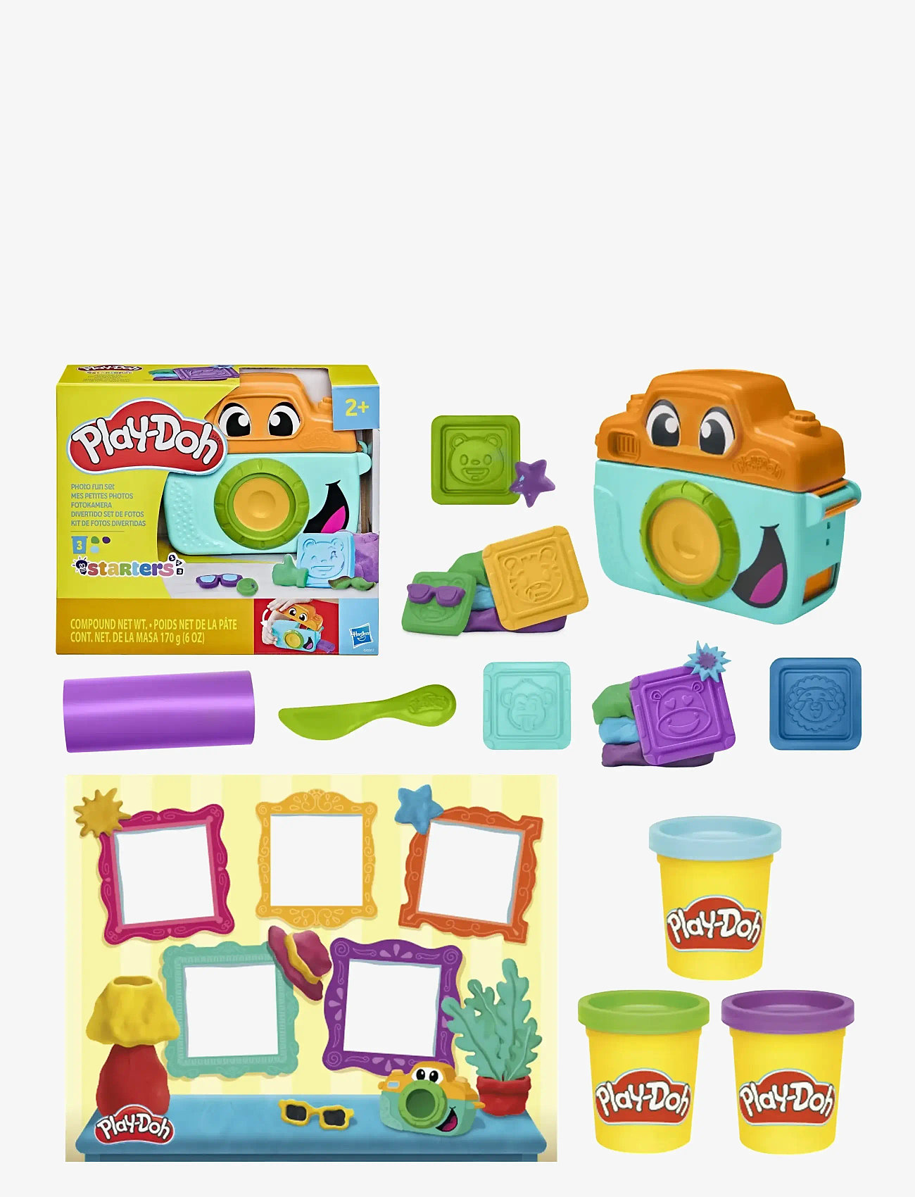 Play Doh - Play-Doh Starters Photo Fun-set - lägsta priserna - multicolor - 4