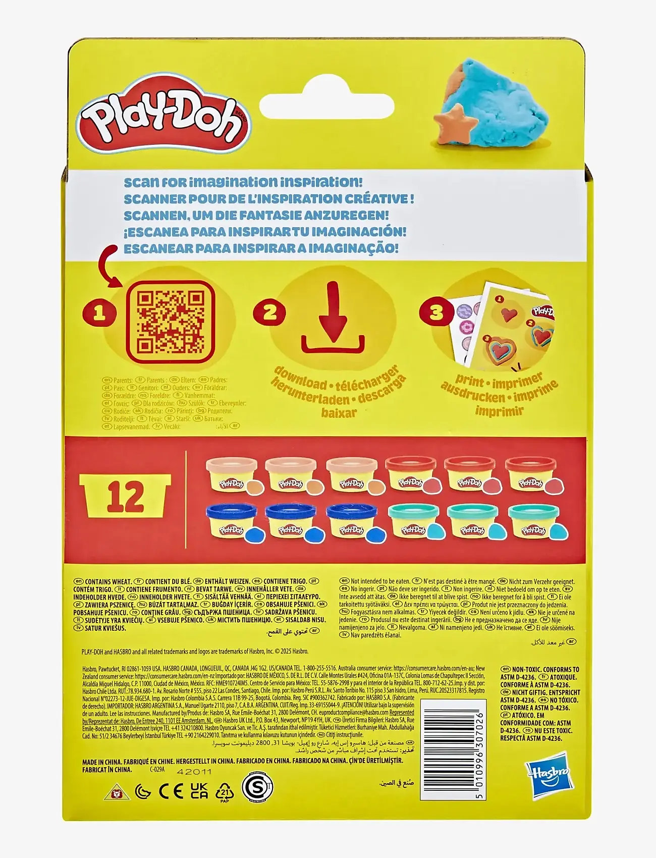 Play Doh - Play-Doh 12-pack småpresenter - spielknete - multicolor - 4