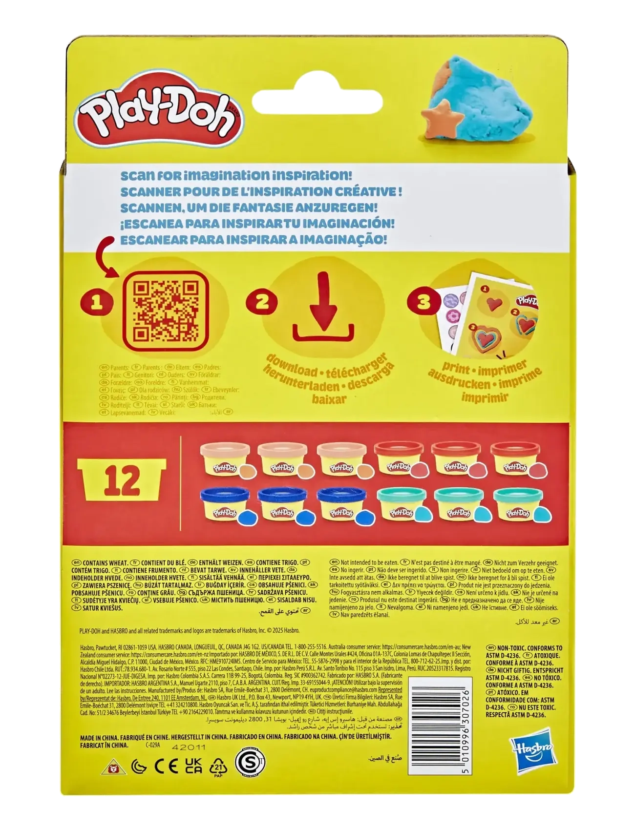Play Doh - Play-Doh 12-pack småpresenter - spielknete - multicolor - 4