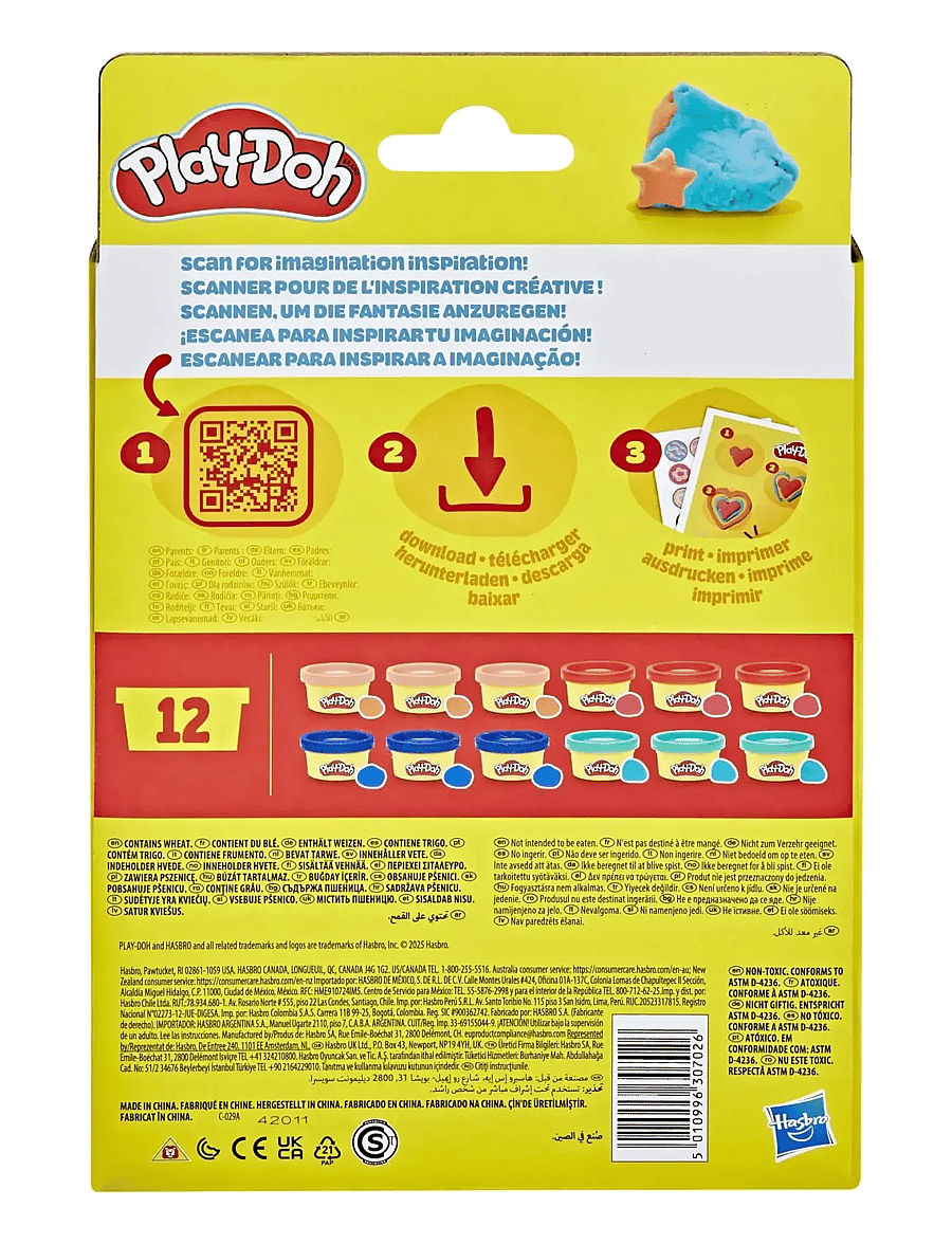 Play Doh - Play-Doh 12-pack småpresenter - spielknete - multicolor - 4