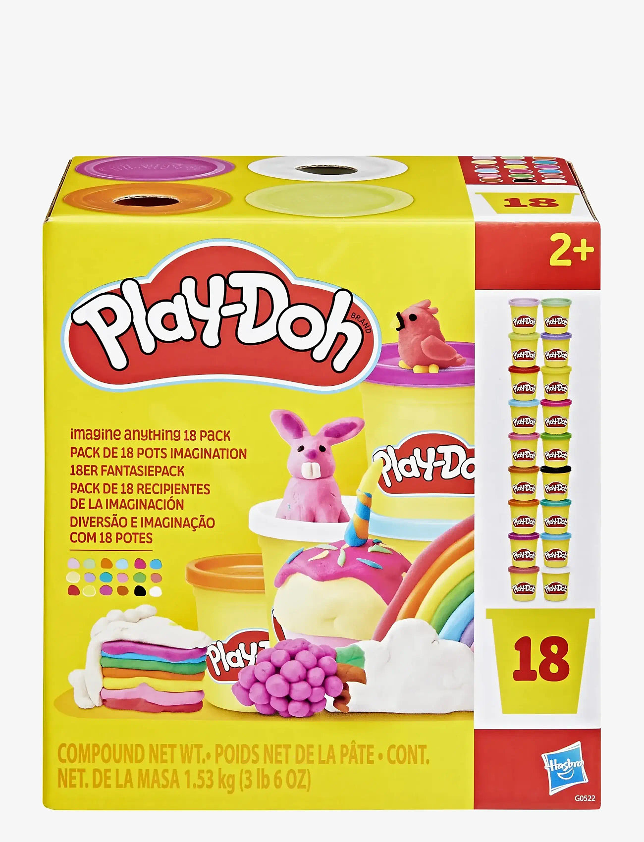 Play Doh - Play-Doh Imagine Anything, 18-pack - modellervoks - multicolor - 1
