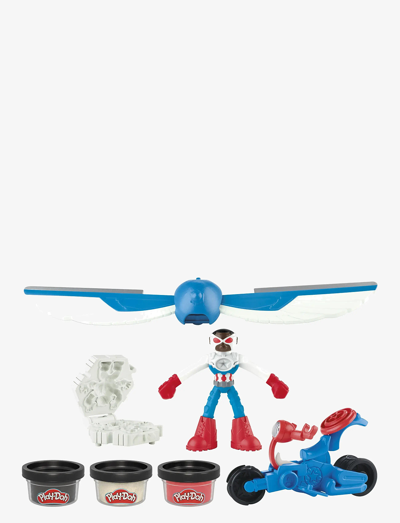 Play Doh - Play-Doh Marvel Captain America Moto-Slicer-lekset - spielknete - multicolor - 1