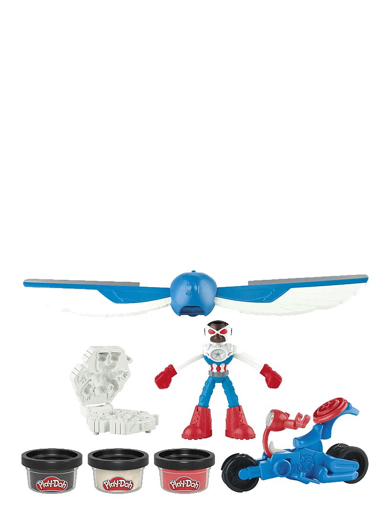 Play Doh - Play-Doh Marvel Captain America Moto-Slicer-lekset - spielknete - multicolor - 1