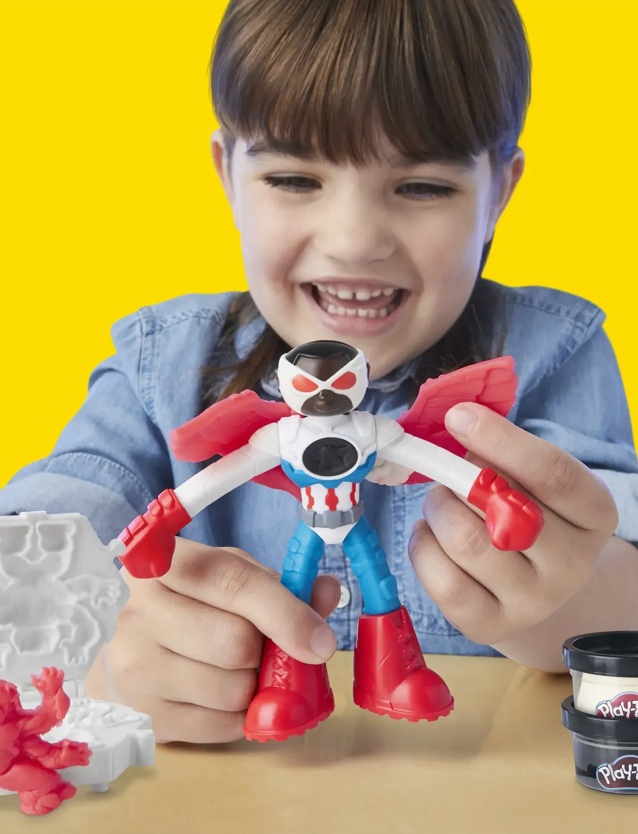 Play Doh - Play-Doh Marvel Captain America Moto-Slicer-lekset - spielknete - multicolor - 0